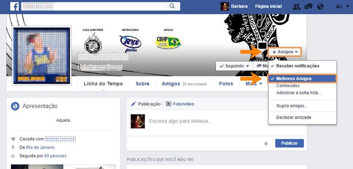 Adicione seu contato como melhor amigo pelo perfil dele no Facebook (Foto: Reprodução/Barbara Mannara) (Foto: Adicione seu contato como melhor amigo pelo perfil dele no Facebook (Foto: Reprodução/Barbara Mannara)) Adicione seu contato como melhor amigo pelo perfil dele no Facebook (Foto: Reprodução/Barbara Mannara) (Foto: Adicione seu contato como melhor amigo pelo perfil dele no Facebook (Foto: Reprodução/Barbara Mannara))