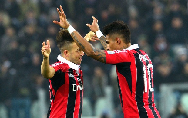 El Shaarawy comemora gol do Milan contra a Juventus (Foto: Agência AFP)