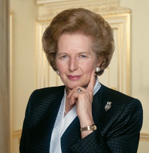A primeira-ministra inglesa Margaret Thatcher (1925-2013). Llosa faz  um balanço positivo de seu governo (Foto: Terry O’Neill/Hulton Archive/Getty Images)