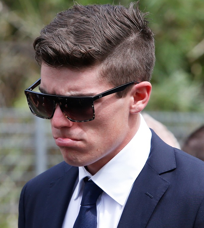 Sean Abbott no funeral Phillip Hughes Críquete (Foto: Daniel Munoz / Getty Images)