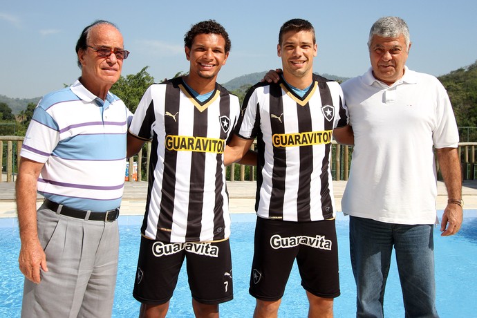 Antonio Lopes, WIllian Arão, Giaretta, Mantuano, Botafogo (Foto: Vitor Silva / SSPress)