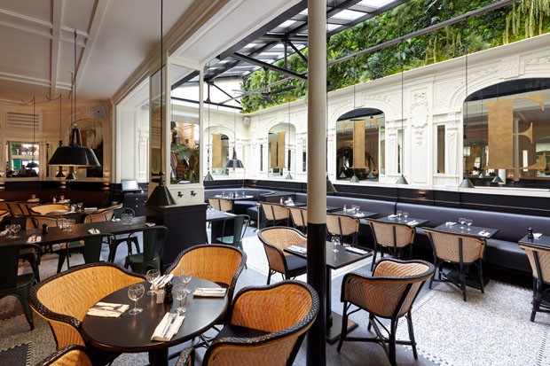 Restaurante La Fedelite em Paris (Foto: David Grimbert / divulação)