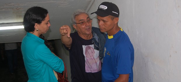 Confusão Queimadense x Sport Campina (Foto: Silas Batista / Globoesporte.com/pb)