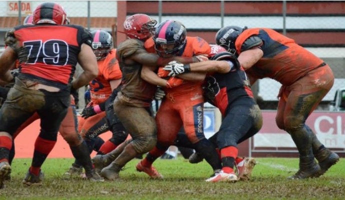 Jaraguá Flamengo futebol americano (Foto: Engetec Imobiliária/Sporto)