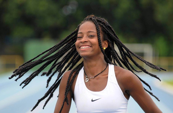 Vitória Rosa atletismo (Foto: André Durão) Vitória Rosa atletismo (Foto: André Durão)