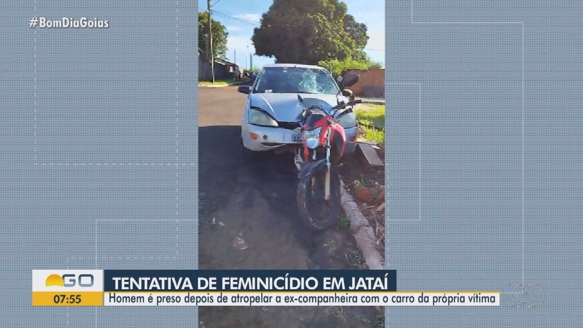 Jovem é preso suspeito de tentar matar a ex companheira atropelada