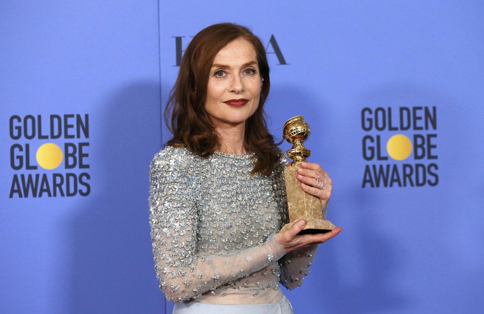 Isabelle Hupper ganhou o Globo de Ouro de melhor atriz em filme de drama por 'Elle' (Foto: Mario Anzuoni/Reuters)