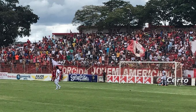 Gol América TO e Caldense (Foto: América TO/Divulgação) Gol América TO e Caldense (Foto: América TO/Divulgação)