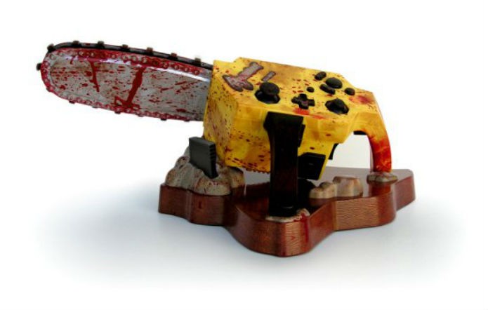 Controle motosserra de Resident Evil 4 tinha vibração e reproduzia sons (Foto: Divulgação/Capcom)