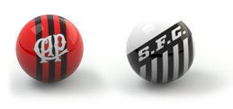 Confrontos guia da rodada bolas - Atlético-PR x Santos (Foto: Editoria de arte / Globoesporte.com)