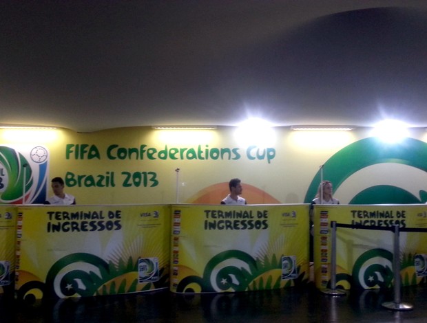 Ingresso Copa das Confederações (Foto: Janir Junior)
