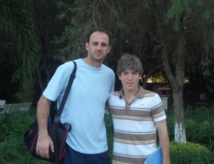 Greg Garza e Rogério Ceni (Foto: Arquivo pessoal)