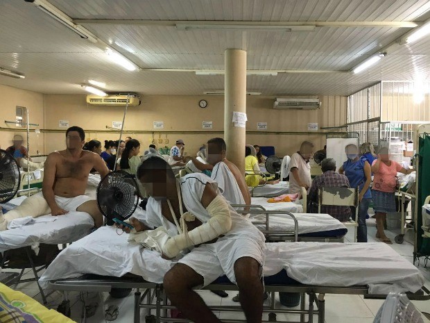 Sindicato denuncia más condições de atendimento nos hospitais de Fortaleza (Foto: Sintsaf/Divulgação) Sindicato denuncia más condições de atendimento nos hospitais de Fortaleza (Foto: Sintsaf/Divulgação)