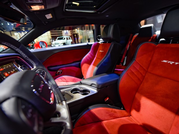 Dodge apresenta novo modelo do Dodge Hellcat SRT no Salão do Automóvel de São Paulo 2016 (Foto: Flavio Moraes/G1)