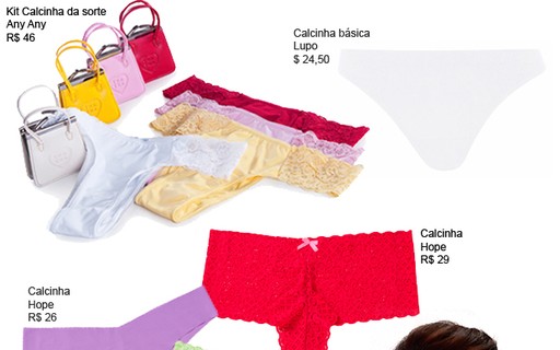 A lingerie da virada Faça como Anitta e escolha a cor da calcinha para o réveillon 2014 Quem