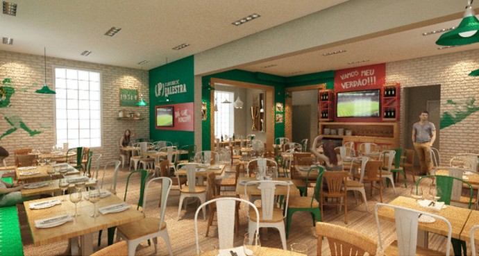 No início de outubro em frente a arena  será inaugurada a cantina palmeirense