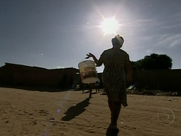 Piauiense sofre com a pior seca das últimas quatro décadas. (Foto: Reprodução/ TV Globo)