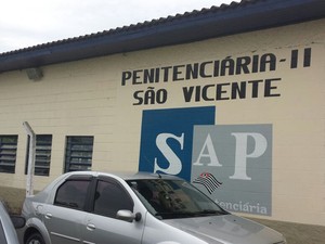 Penitenciária II de São Vicente (Foto: Natasha Guerrize/G1)
