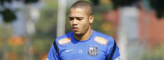 Adriano, volante do Santos - Adriano Santos (Foto: divulgação/Santos FC)