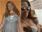 Aos 40 anos, Solange Almeida exibe barriga sequinha ao posar de biquíni
