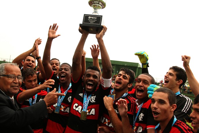 Flamengo campeão da OPG sobre o Botafogo (Foto: Gilvan de Souza/Fla Imagem)