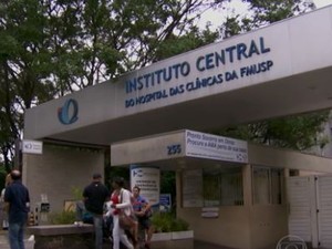 Hospital das Clínicas de São Paulo (Foto: Reprodução/ TV Globo)