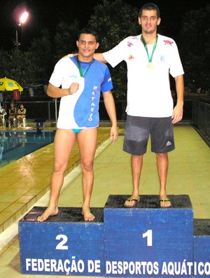 Nadador Flávio Monteiro (no alto do pódio) é um dos destaques da natação Roraimense (Foto: Arquivo Pessoal)