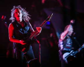 Metallica se apresenta no palco Mundo (Foto: Francisco Cepeda / AgNews)