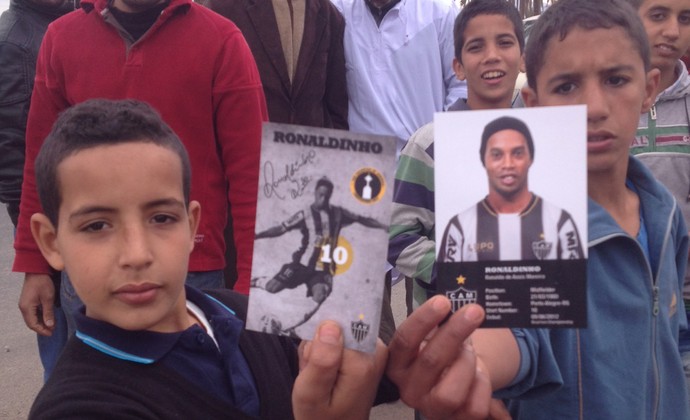 ronaldinho gaucho card atletico-mg marrocos mundial (Foto: Diego Barral)