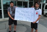 Em Joinville, torcida pede fuga do rebaixamento como presente de Natal Em Joinville, torcida pede fuga do rebaixamento como presente de Natal