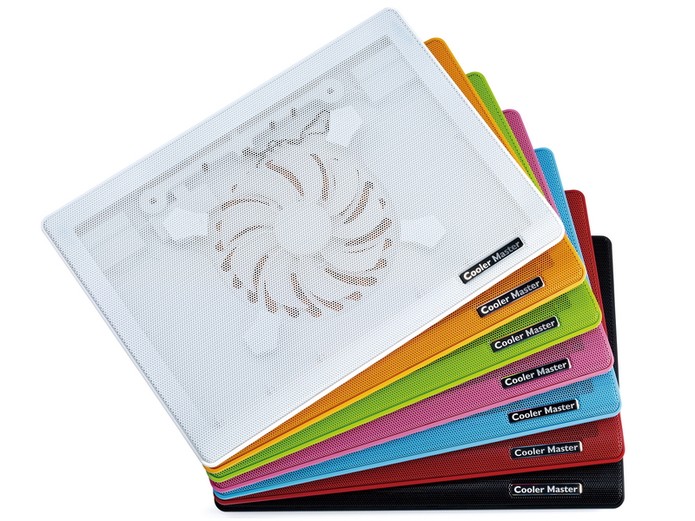 Cooler Master Notepal I100 Ultra-slim está disponível em sete cores para você escolher (Foto: Divulgação/Cooler Master)