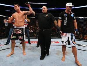 UFC  152 Michael Bisping e Brian Stann (Foto: Agência Getty Images)