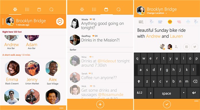 Swarm recebeu atualização com novos adesivos, suporte ao Work Flow e outras novidades (Foto: Divulgação/Windows Phone Store)