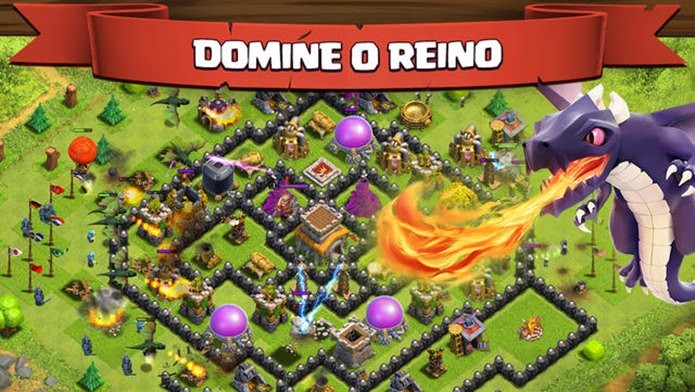 Clash of Clans é um dos jogos do iOS mais jogados de todos os tempos (Foto: Divulgação)