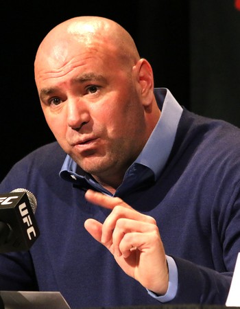 Coletiva doping UFC Dana White (Foto: Evelyn Rodrigues)