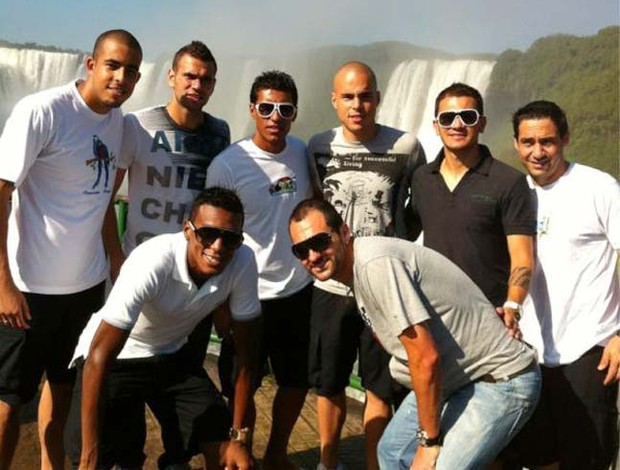 Corinthians nas Cataratas (Foto: reprodução / twitter)