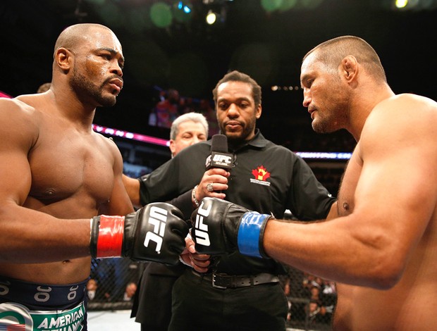 Rashad Evans e Dan Henderson, UFC 161 (Foto: Getty Images)