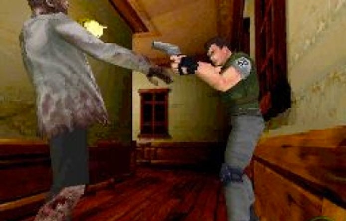 Versão DS de Resident Evil tinha sangue verde (Foto: Reprodução/GameSpy)