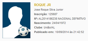 Roque Jr. é superintendete da federação (Foto: Reprodução site oficial CBF)
