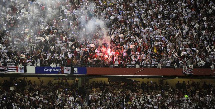 Estádio do Morumbi lotado para São Paulo x Cruzeiro (Foto: Marcos Ribolli)
