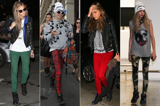 MODA - Estilo Cara Delevingne (Foto: Getty Images | Foto Rio News)