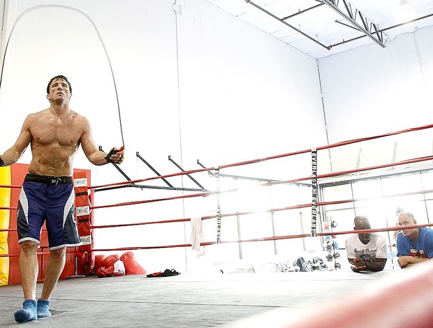 Chael Sonnen no treino do UFC (Foto: Getty Images)