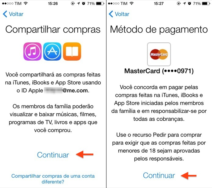 Selecione o método de pagamento para as compras (Foto: Reprodução/Helito Bijora)