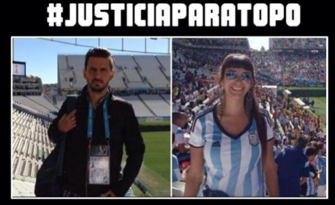 Justiça para Topo - jornalista argentino (Foto: Reprodução)