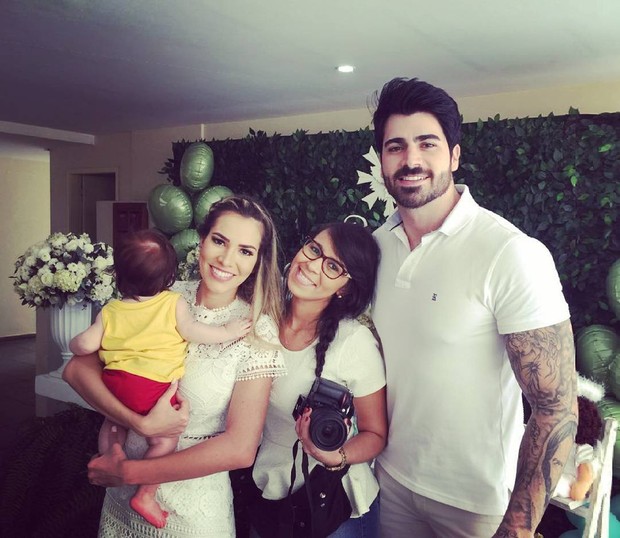 Batizado do filho de Adriana e Rodrigão (Foto: Reprodução / Instagram)