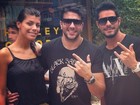 Ex-BBBs Júnior, Fran e Diego se encontram: 'O verdadeiro prevalece'