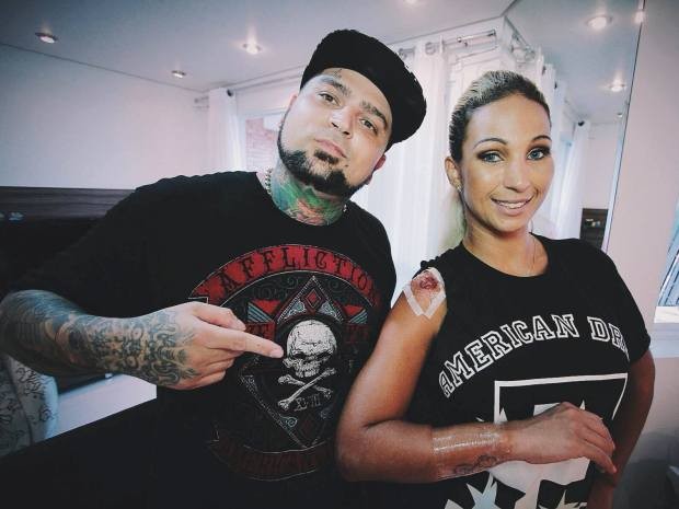 Valesca Popozuda é uma das clientes da Náutica Tattoo (Foto: Divulgação/Náutica Tattoo) Valesca Popozuda é uma das clientes da Náutica Tattoo (Foto: Divulgação/Náutica Tattoo)