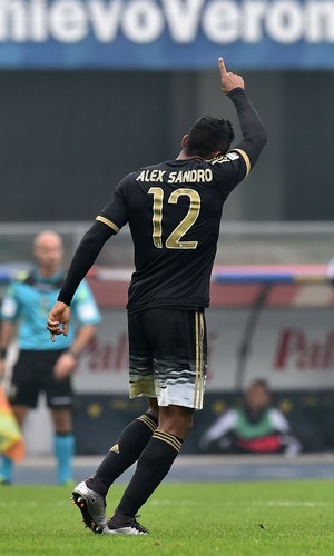Alex Sandro, Juventus x Chievo Verona (Foto: Giuseppe Bellini / Getty Images)
