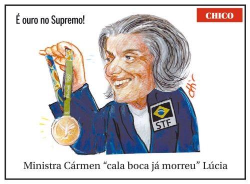 Resultado de imagem para carmen lucia charges