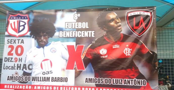 Amigos de Willian Barbio x Amigos Luiz Antônio Pelada Belford roxo (Foto: Richard Souza)